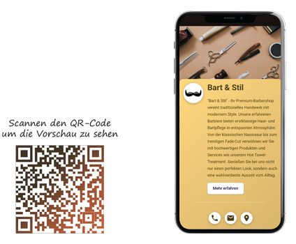 Anwendungen QR-Code-Firmenprofil